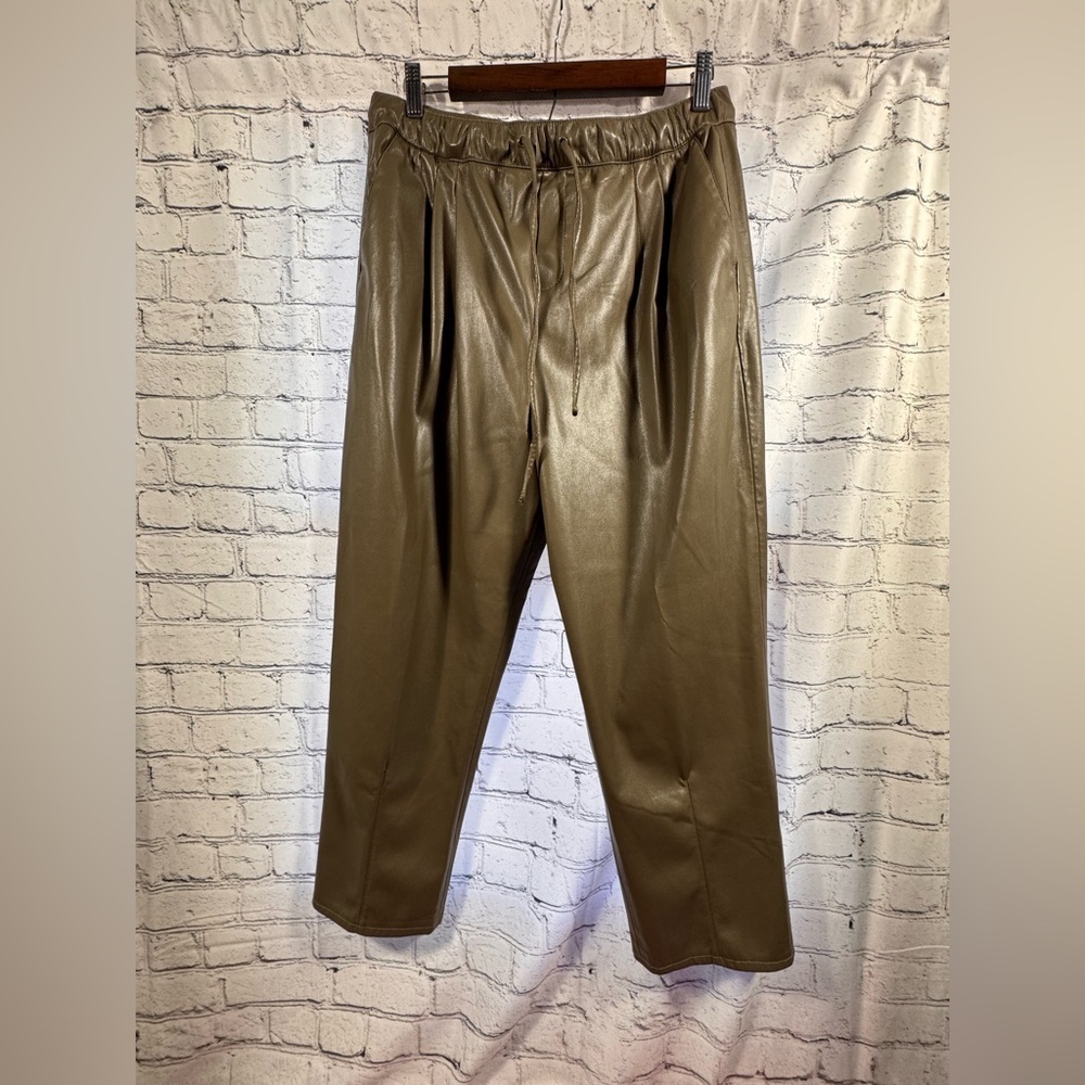 Industry Brown Pleather Pants